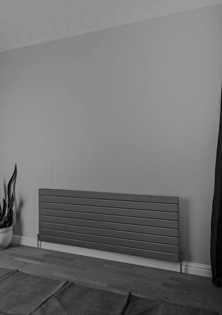 Warma Teos Çelik Radyatör 1600 X 595 Pütürlü Siyah RAL 9005