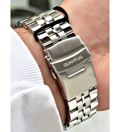 Quantum PWG1008.380 Erkek Kol Saati | 45 mm, Chronograph, Kırmızı Kadran