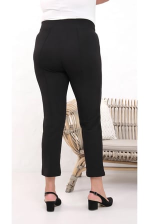 Likralı Büyük Beden Dar Paça Pantolon, 4 Mevsim, Vücudu Toplayan Pantolon
