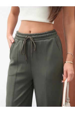 Kadın Keys Çimalı Barrel/Balon Pantolon