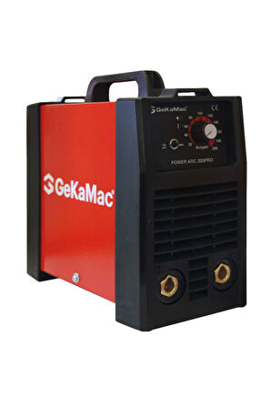 Gekamac Power Arc 200 Pro Inverter Kaynak Makinası +Kaynak Maskesi+Elektrodu Fırçası Hediyeli