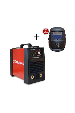 Gekamac Power ARC 200 LT Inverter Kaynak Makinesi + Colormatic Otomatik Kararan Kaynak Maskesi