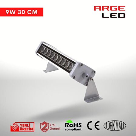 Arge Led 3000K Gün Işığı Wallwasher Duvar Boyama 30 Cm (9W)