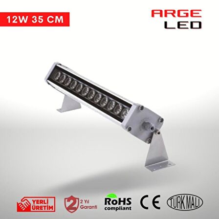 Arge Led 4000K Ilık Beyaz Wallwasher Duvar Boyama 35 Cm (12W)