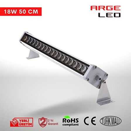 Arge Led Turkuaz Wallwasher Duvar Boyama 50 cm (18W)