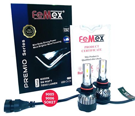 Honda Civic FD6 Led Xenon Kısa Far Ampulu FEMEX Premio HB4 9006