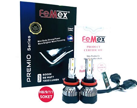 Volkswagen Passat B6 Led Xenon Sis Far Aydınlatma Ampulu FEMEX Premio