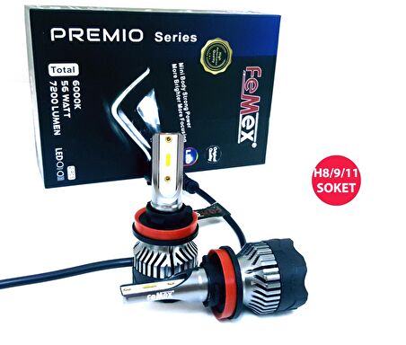 Honda Civic FB7 Led Xenon Kısa Far Ampulu FEMEX Premio H8 H11