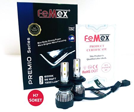 Opel Astra G Led Xenon Kısa Far Aydınlatma Ampulu Femex Premio