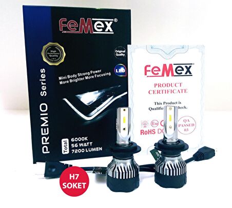 Opel Astra G Led Xenon Kısa Far Aydınlatma Ampulu Femex Premio