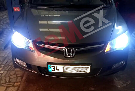 Honda Civic FD6 Araçlar için Led Xenon Kısa Far Aydınlatma Ampulu FEMEX Premio Plus HB4