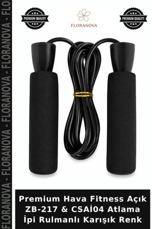 Premium Hava Fitness Açık ZB-217 & CSAİ04 Atlama İpi Rulmanlı Karışık Renk