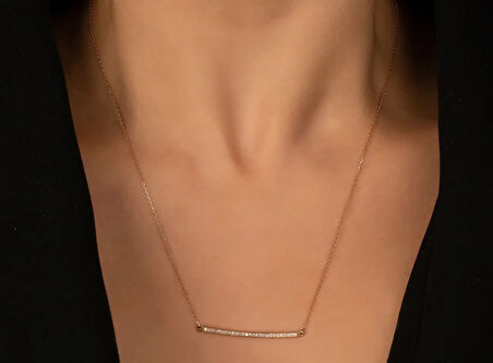 Pırlanta Taşlı Kolye