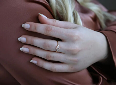 Tasarım Pırlanta Morganite Yüzük