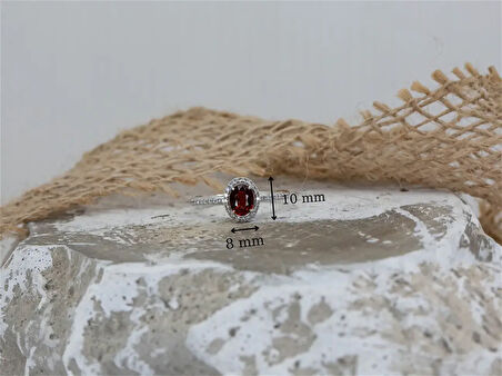 Garnet Pırlanta Yüzük