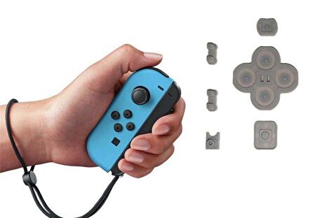 Nintendo Switch İç Lastik Seti Sol Joycon Rubber Pad NS Left Button Set