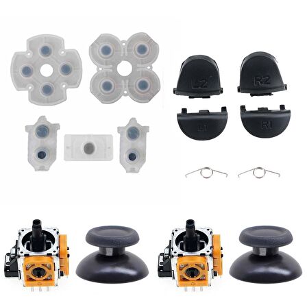 PS4 040 050 055 Analog Motor Topuz İç Lastik Tetik Omuz Tuşu Tamir Seti Playstation 4 Kol Tamir