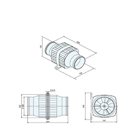 TMC Blower 12V 100mm