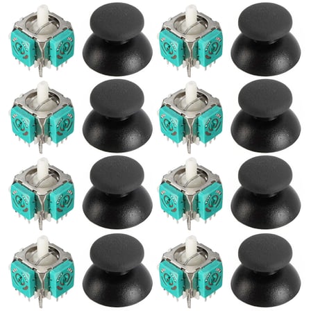 PS2 Analog Motor ve Topuz Seti 8+8 Playstation 2 Tamir PS2 Kol Analog Tamir Seti Yedek Parça
