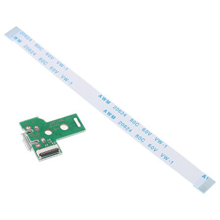 JDS JDM 030 Soket ve 12 Pin Flex Kablo PS4 Kol Tamiri Şarj Soketi 12pin Flex Set