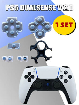 Ps5 İç Lastik V2 Silikon İletken PS5 Dualsense Versiyon 2 Tamir Yedek Parça