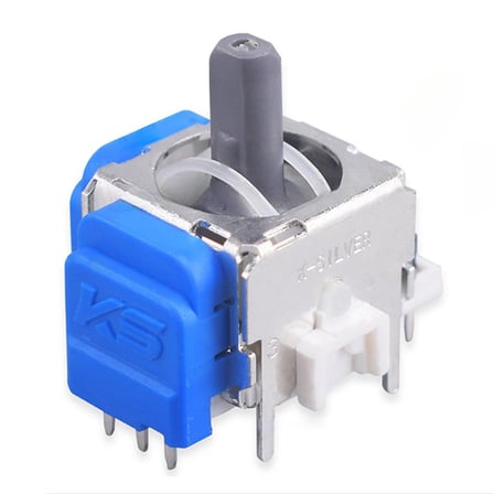 PS5 Manyetik Motor Topuz 1+1 Set Kırmızı Krom Hall Sensör Analog Playstation 5 Yedek Parça