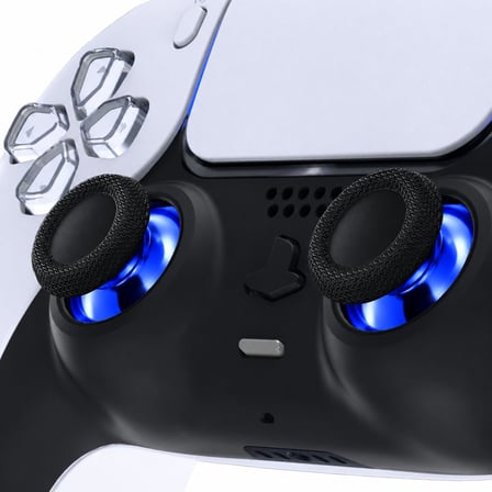 2 Adet PS5 Analog Topuz Mavi Krom Başlık Playstation 5 Kol Tamir Yedek Parça