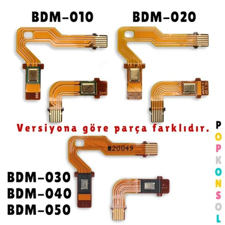 PS5 V3 V4 V5 Kol Mikrofon Flex Kablo Seti Dualsense Versiyon 3/4/5 Uyumlu BDM 030 040 050 Yedek Parça