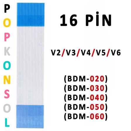 PS5 16 Pin Touchpad Flex V2 V3 V4 V5 V6 Uyumlu Dualsense Dokunmatik Yüzey Kablosu Playstation 5 Kol Yedek Parça