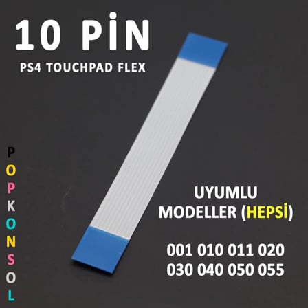 PS4 10 Pin Flex Touchpad Kablosu Tüm Modeller Uyumlu Playstation 4 Kol Yedek Parça