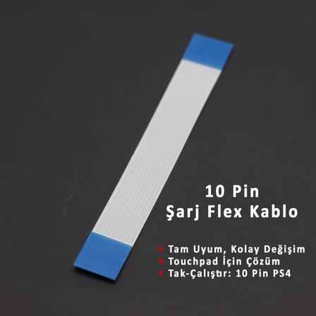 PS4 10 Pin Flex Touchpad Kablosu Tüm Modeller Uyumlu Playstation 4 Kol Yedek Parça