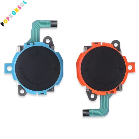 NS2 Sol Sağ Analog 3D Joystick Joy-Con Tamir Seti Switch 2 Yedek Parça Mavi-Turuncu