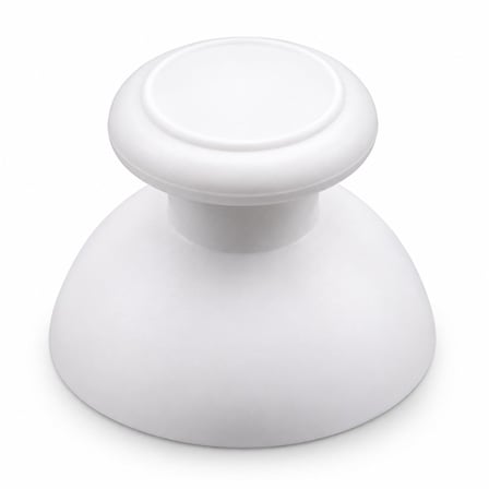 Wii Nunchuck Uyumlu Analog Topuz 2 Adet Başlık Yedek Parça Beyaz
