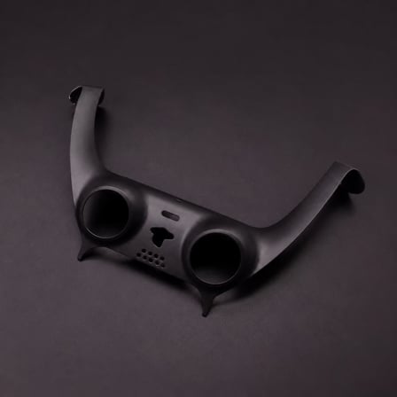 PS5 Dualsense Dekoratif Çıta Renkli Trim Şerit Playstation 5 Kol Aksesuar Siyah
