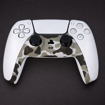 PS5 Dualsense Dekoratif Çıta Renkli Trim Şerit Playstation 5 Kol Aksesuar Kamuflaj Gri