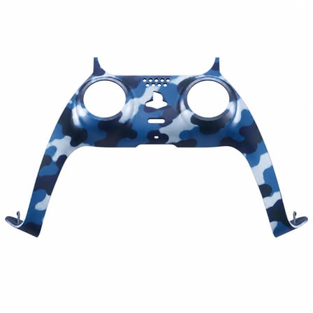 PS5 Dekoratif Trim Renkli Şerit Playstation 5 Dualsense Aksesuar Kol Yedek Parça Kamuflaj Mavi