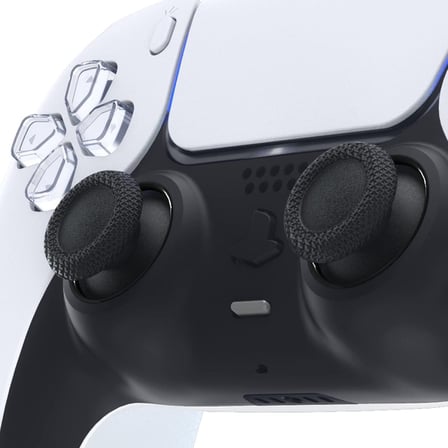 PS5 DualSense Analog Halka Yüzük PlayStation 5 Kol Accent Ring Dekoratif Yedek Parça 2 Adet Siyah