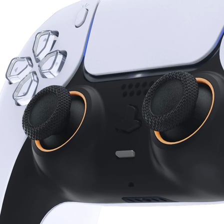 PS5 DualSense Analog Halka Yüzük PlayStation 5 Kol Accent Ring Dekoratif Yedek Parça 2 Adet Turuncu