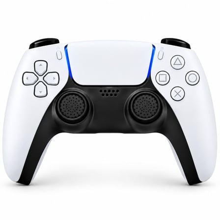 PS5 Dekoratif Trim Analog Koruyucu Silikon Kılıf Set Playstation 5 Dualsense Renkli Ön Şerit Aksesuar Siyah
