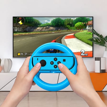 NS Joy-Con Direksiyon Seti Ergonomik Tasarım Switch 1 Uyumlu JoyCon Grip Aksesuar Renkli 2 Adet
