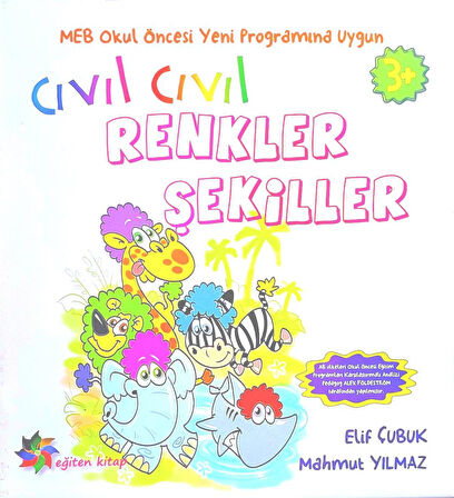 Cıvıl Cıvıl Okul Öncesi Eğitim Seti 3+ Yaş