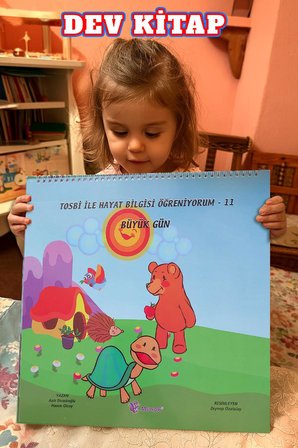 Tosbi ile Hayat Bilgisi Öğreniyorum Seti (7–12) | 2-6 Yaş Dev Boyutlu Spiralli Eğitim Kitabı