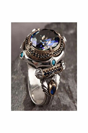 Islam Usta Tasarımı Payidar Gümüş Erkek Yüzük