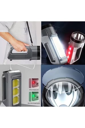 Güçlü Şarjlı Fener Masa Lambası  Wt-603