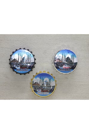 İstanbul Temalı Metal Magnet Alk4339