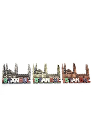 İstanbul Temalı Metal Magnet Alk3341