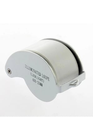 Mini 40x25mm Takı Büyüteç, Cep Büyüteç, Teftiş, Elmas Pullar, Madeni Kontrol Lup Mg21011
