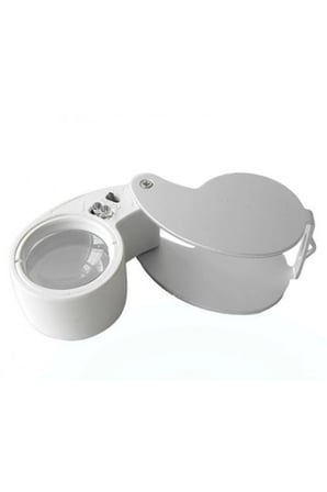 Mini 40x25mm Takı Büyüteç, Cep Büyüteç, Teftiş, Elmas Pullar, Madeni Kontrol Lup Mg21011