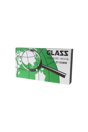 Plastik Siyah Yuvarlak Kolu 100mm Dia Büyüteç 5x Büyüteç
