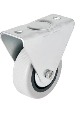 106 - 50 Mm Sabit Kapaklı Gri Pvc Teker